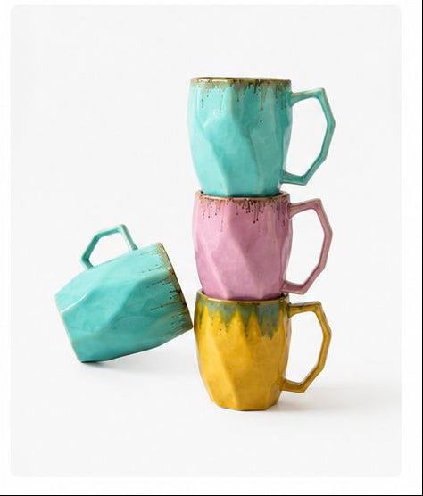 TEXTURED CERAMIC LONG COFFEE CUP (Set of 1) | Perfect gifting option