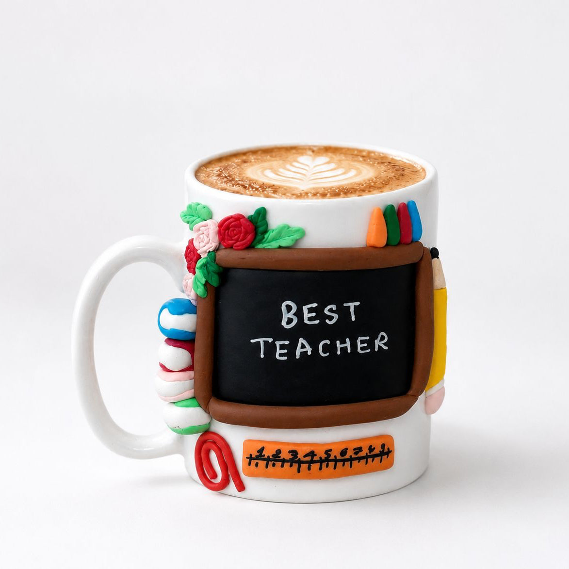 3-D BEST TEACHER'S COFFEE CUP (Set of 1) | Perfect gifting option