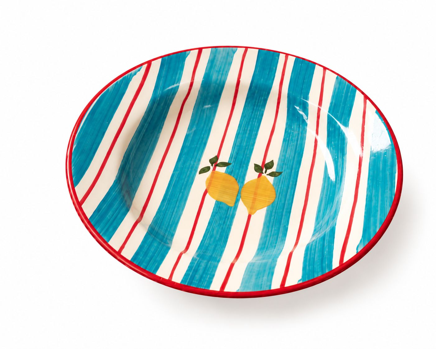Little Italy Pasta Plate  (Set of 1 )| Ceramic