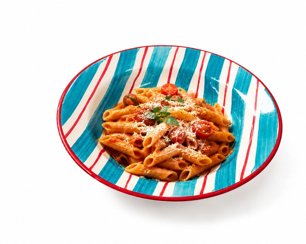 Little Italy Pasta Plate  (Set of 1 )| Ceramic