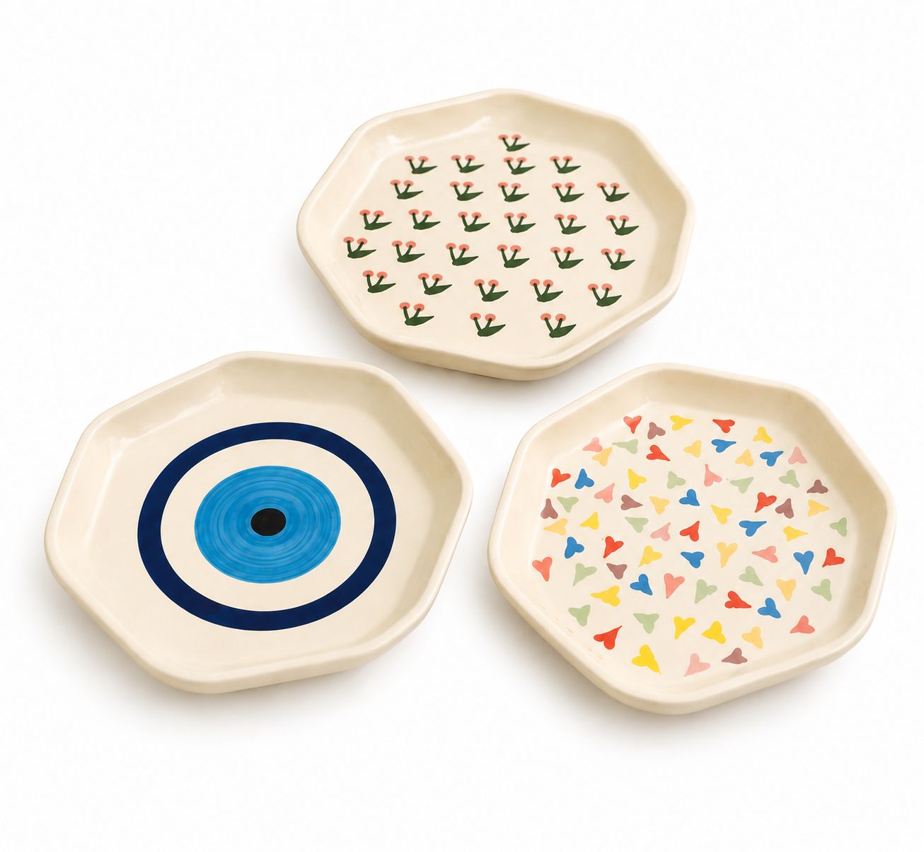 Bloom Dessert Plates (set of 3)