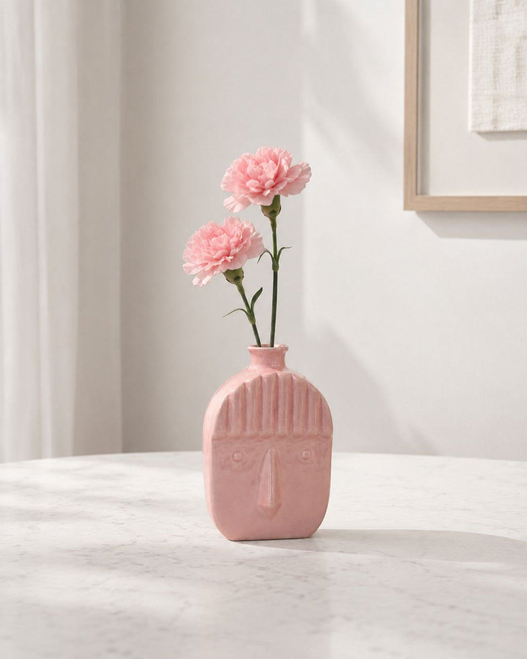 Élan Face Ceramic Vase | Perfect gifting option