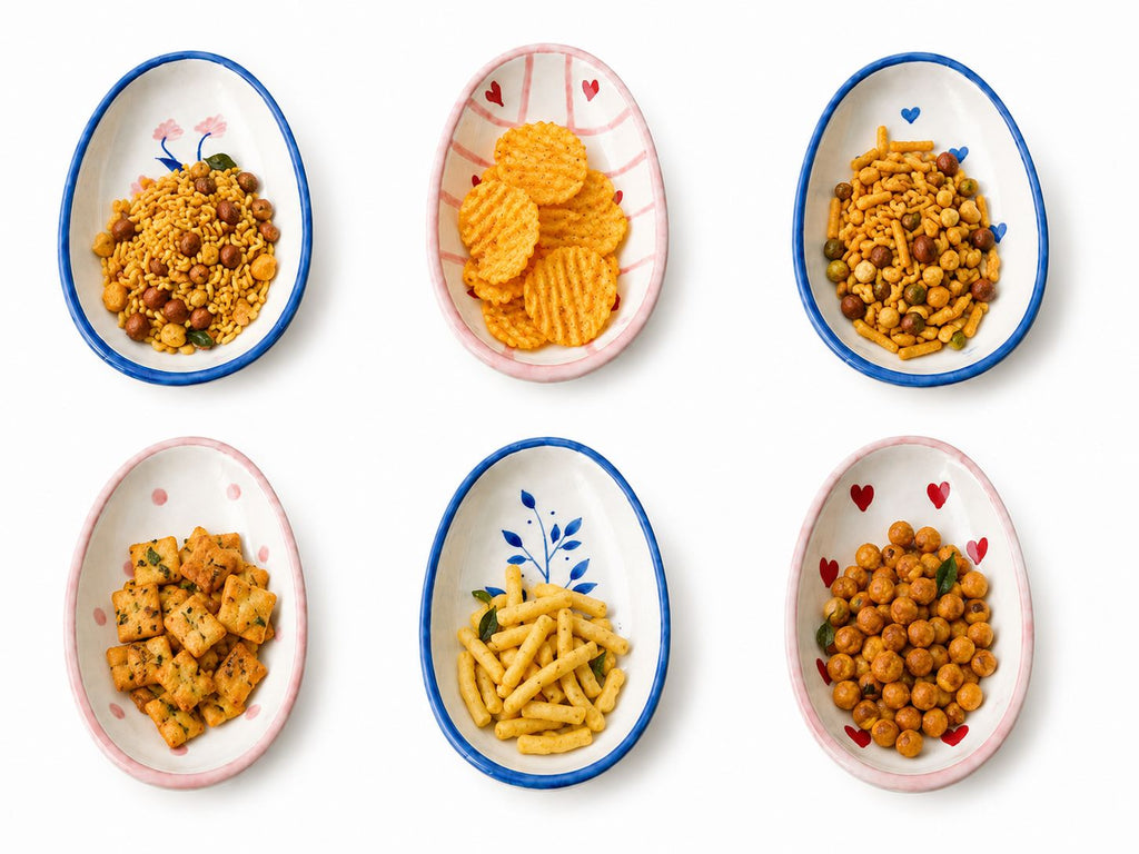 Elongated Snack Bowls (set of 1)