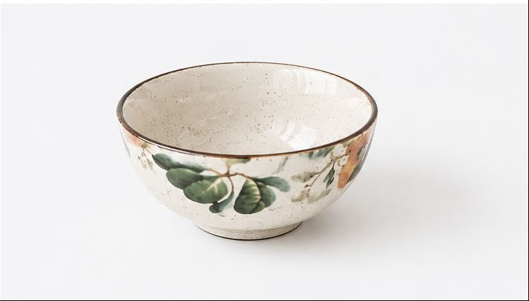 Tiki Golden Flowers Dinner Set | Porcelain