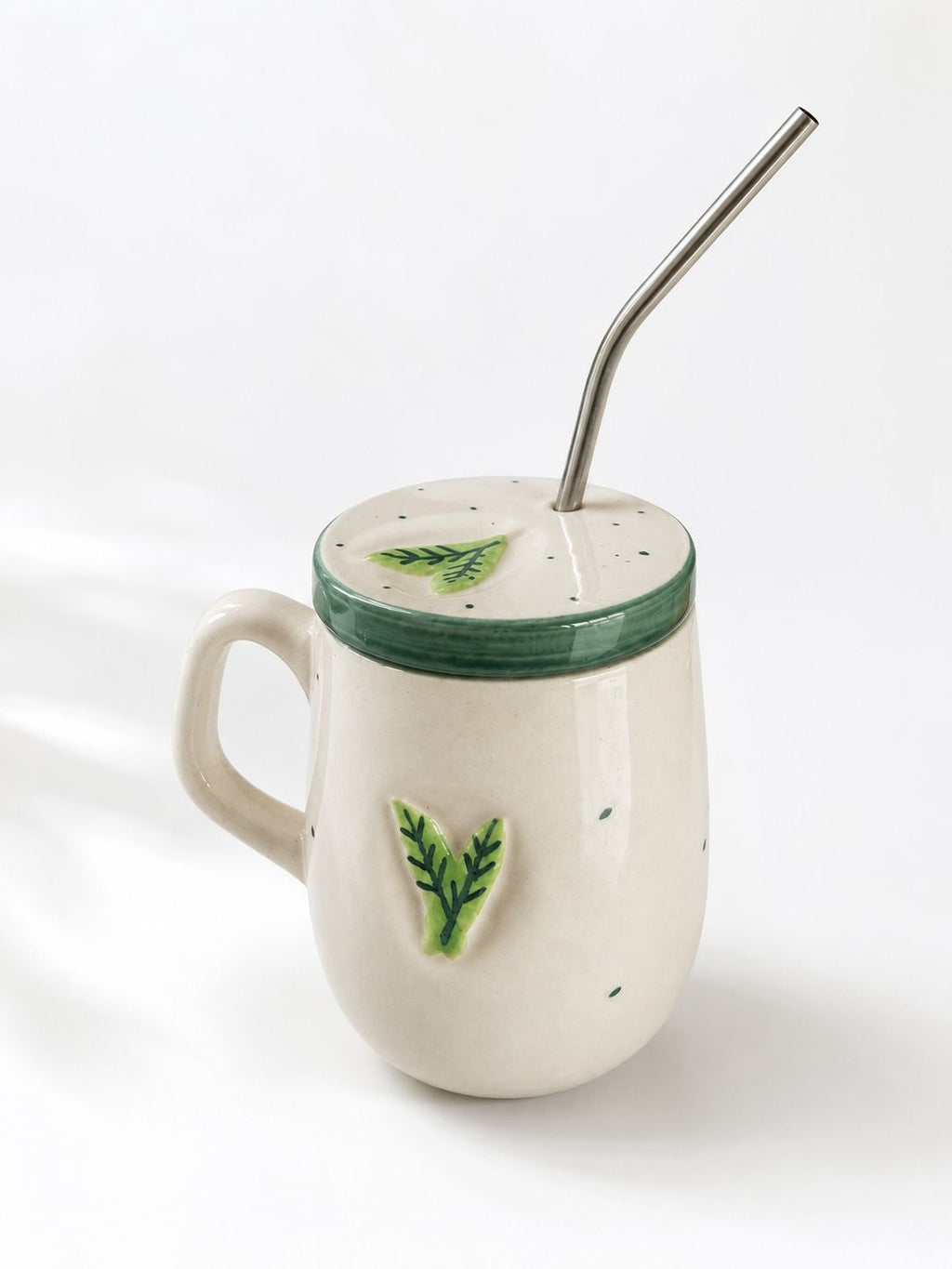 Nature Sip Sipper with lid and steel straw (Set of 1) | Pinterest Inspired Design