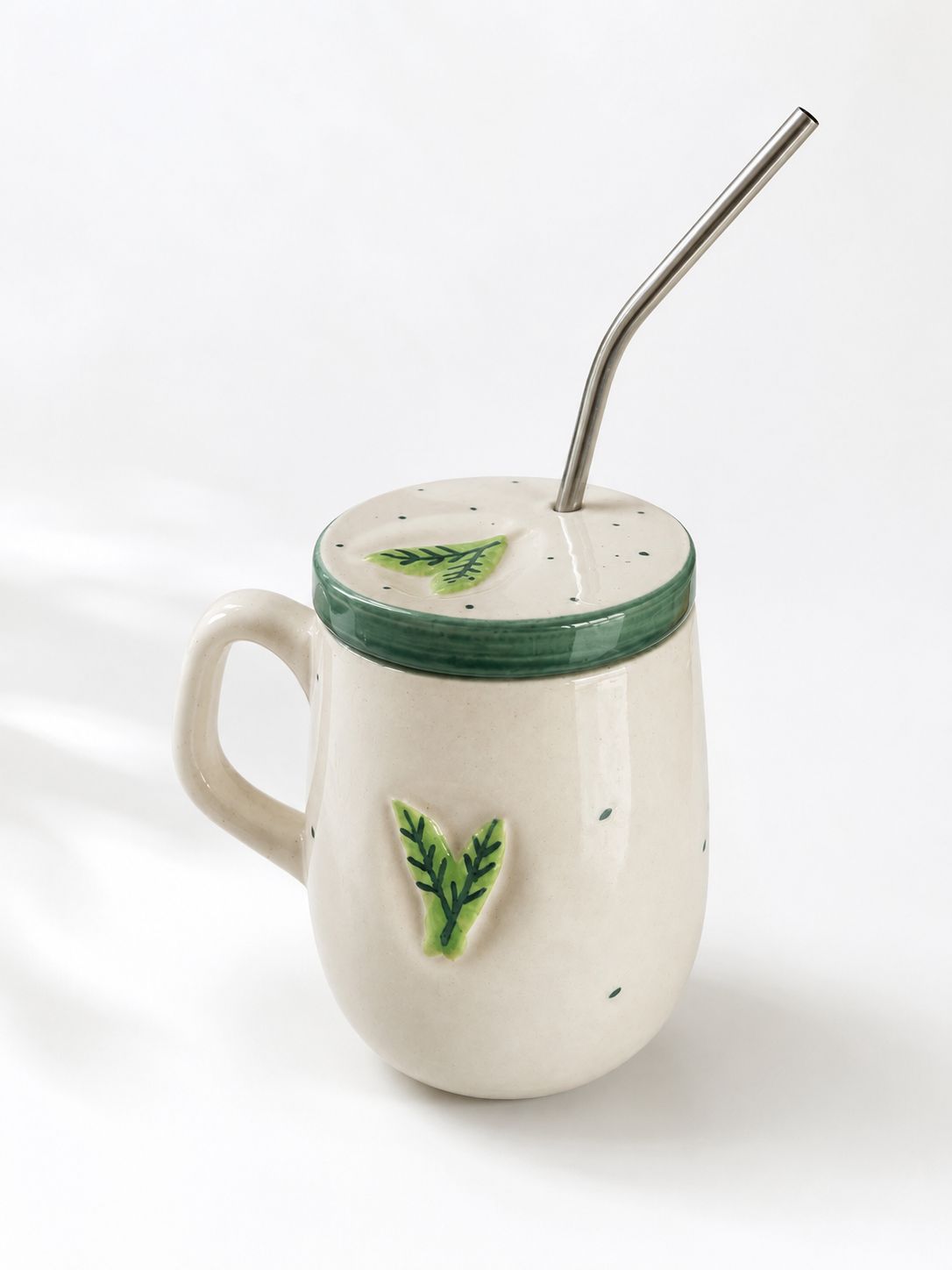 Nature Sip Sipper with lid and steel straw (Set of 1) | Pinterest Inspired Design
