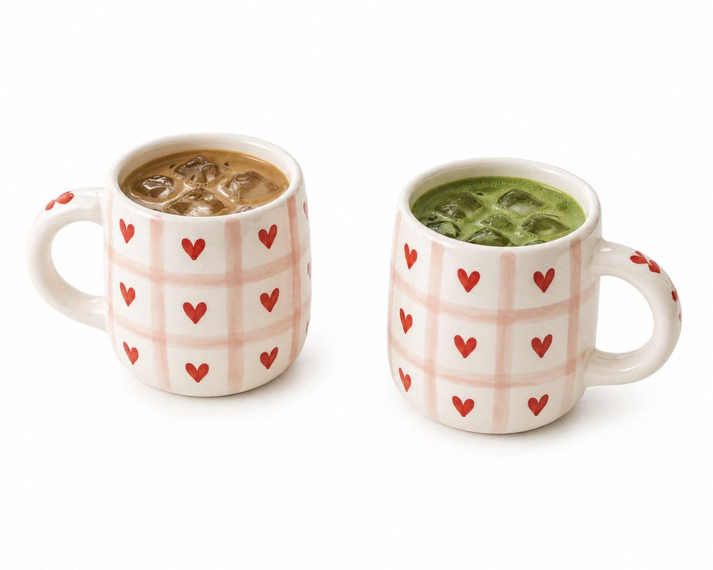 SIMPLY HEART COFFEE CUPS (Set of 2) | Perfect gifting option