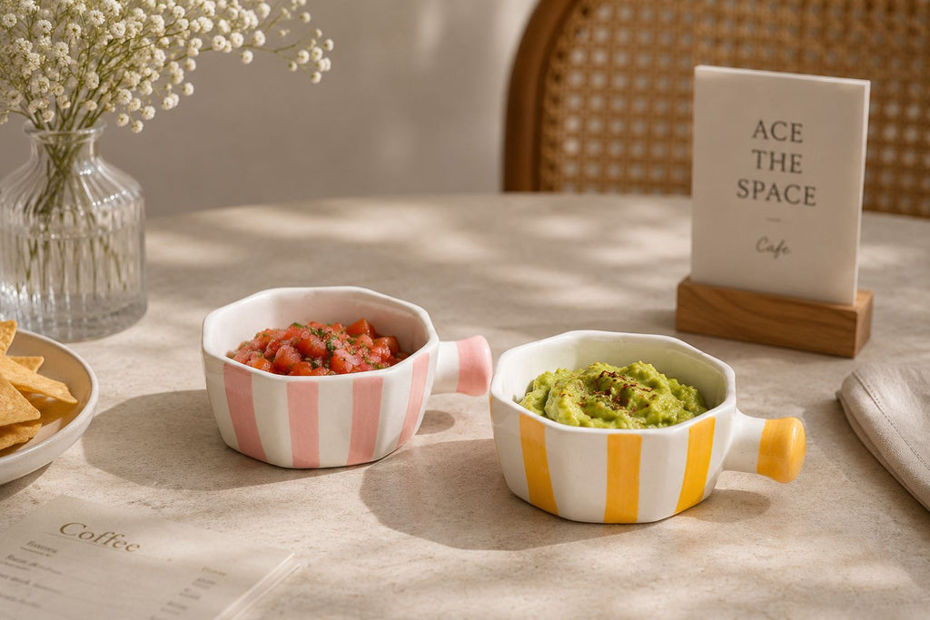 NibbleNest Condiment Bowls (Set of 2) | Ceramic