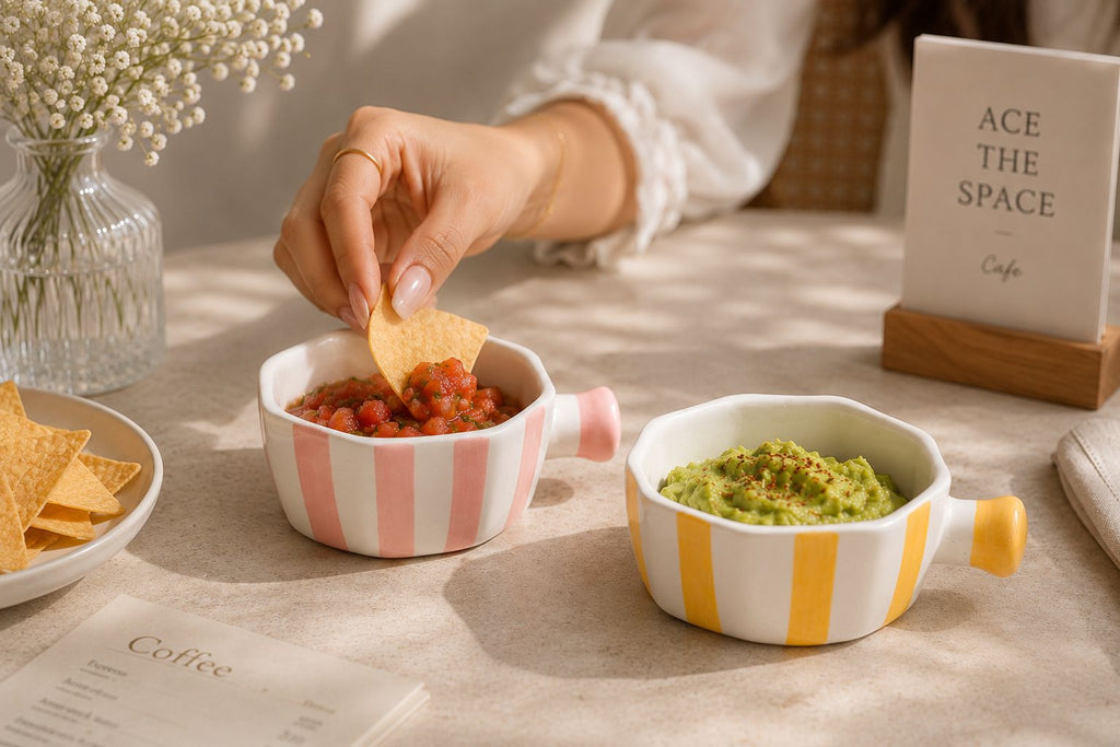 NibbleNest Condiment Bowls (Set of 2) | Ceramic