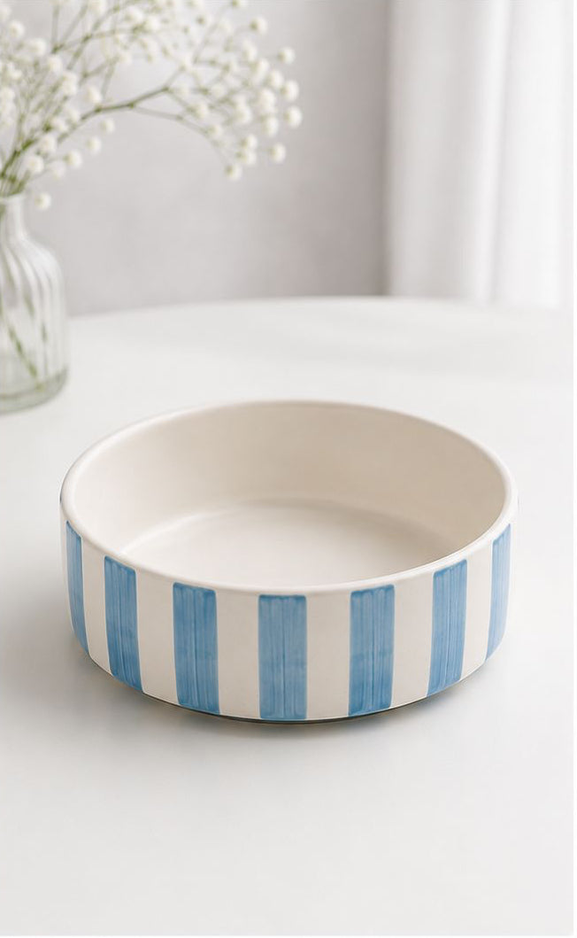 Stripe Love Breakfast/Snack Bowls (set of 2)