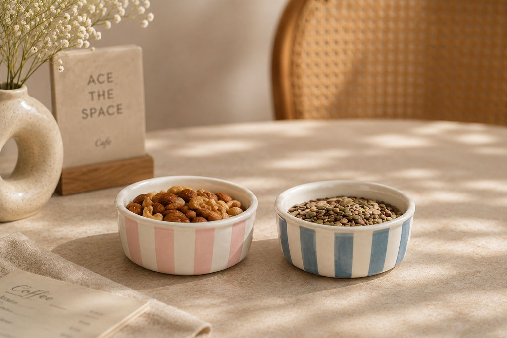 Pinch & Pour Ceramic Bowls (Set of 2) | Ceramic