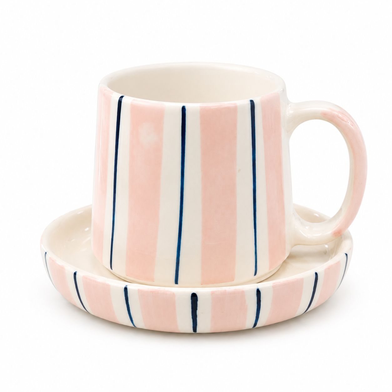 PINK CHARM CUP AND SAUCER (Set of 1) | Pinterest Inspired Design
