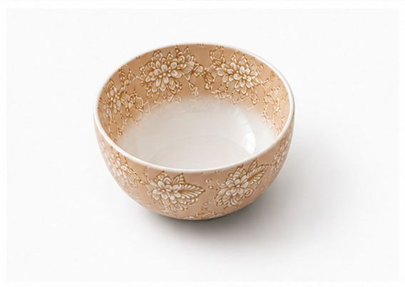 Whispering Golden Florals Dinner Set | Porcelain