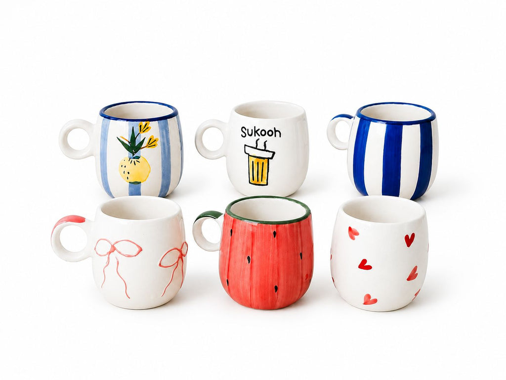 MEADOW WHISPERS CERAMIC COFFEE CUP (Set of 1) | Perfect gifting option