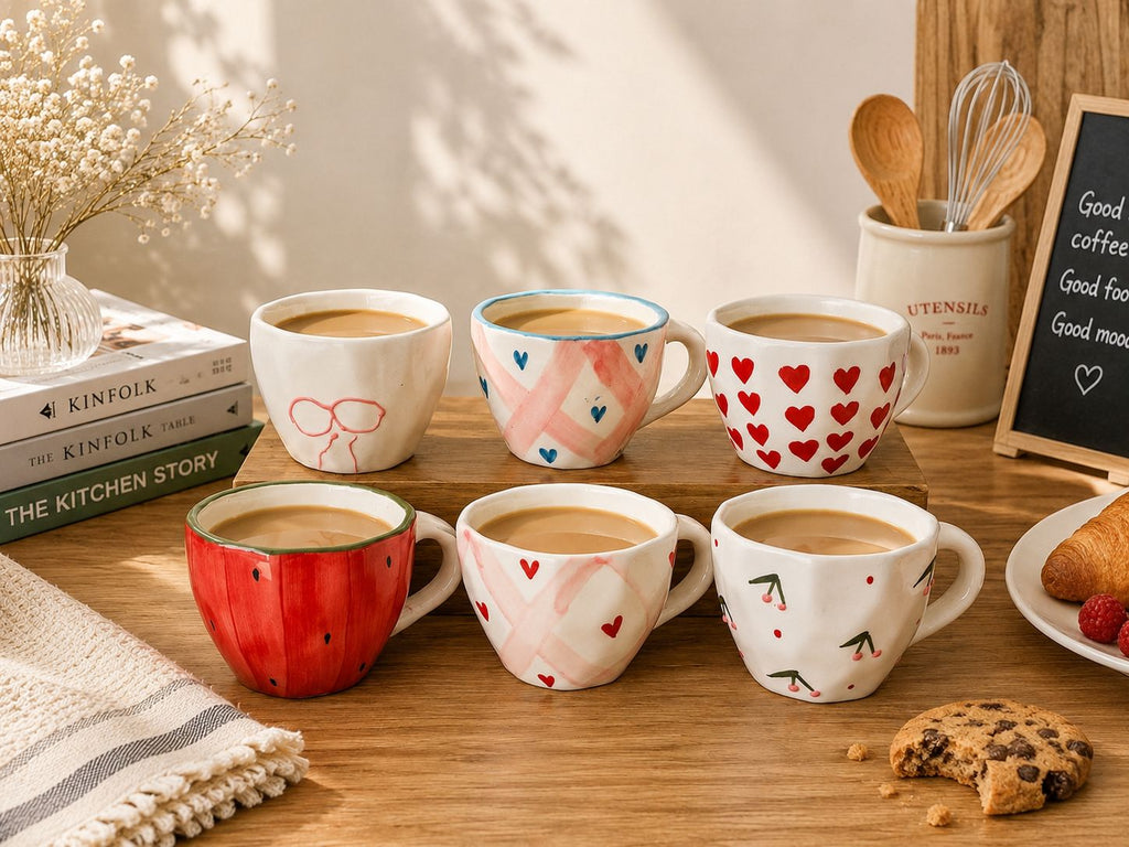 BERRY BLOOM CERAMIC COFFEE CUP (Set of 1) | Perfect gifting option