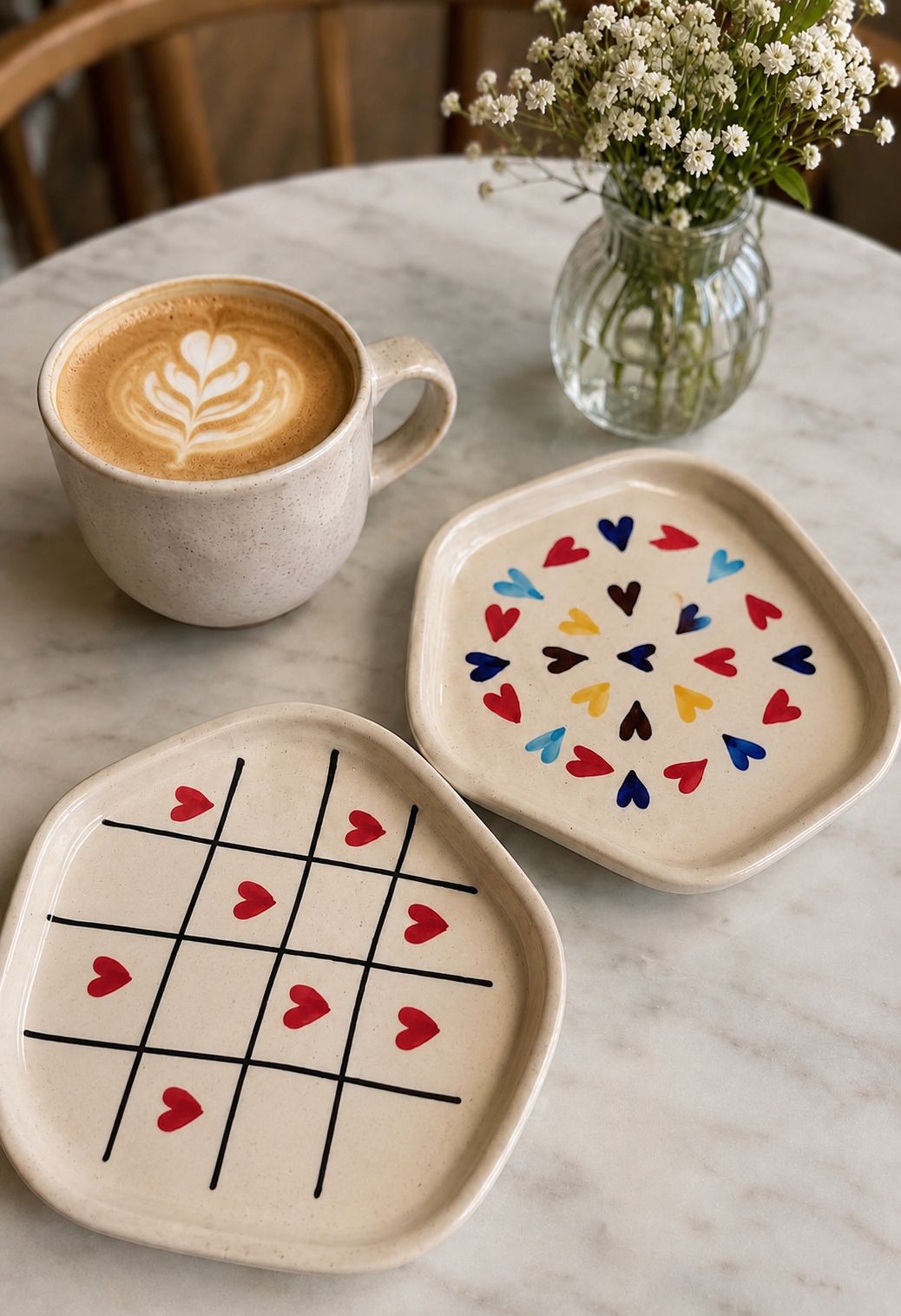 SugarHeart Cookie Plates | Ceramic