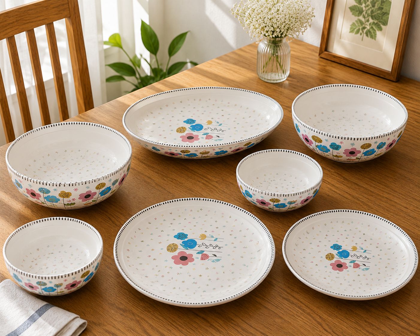 Bloom Bouquet Dinner Set | Porcelain