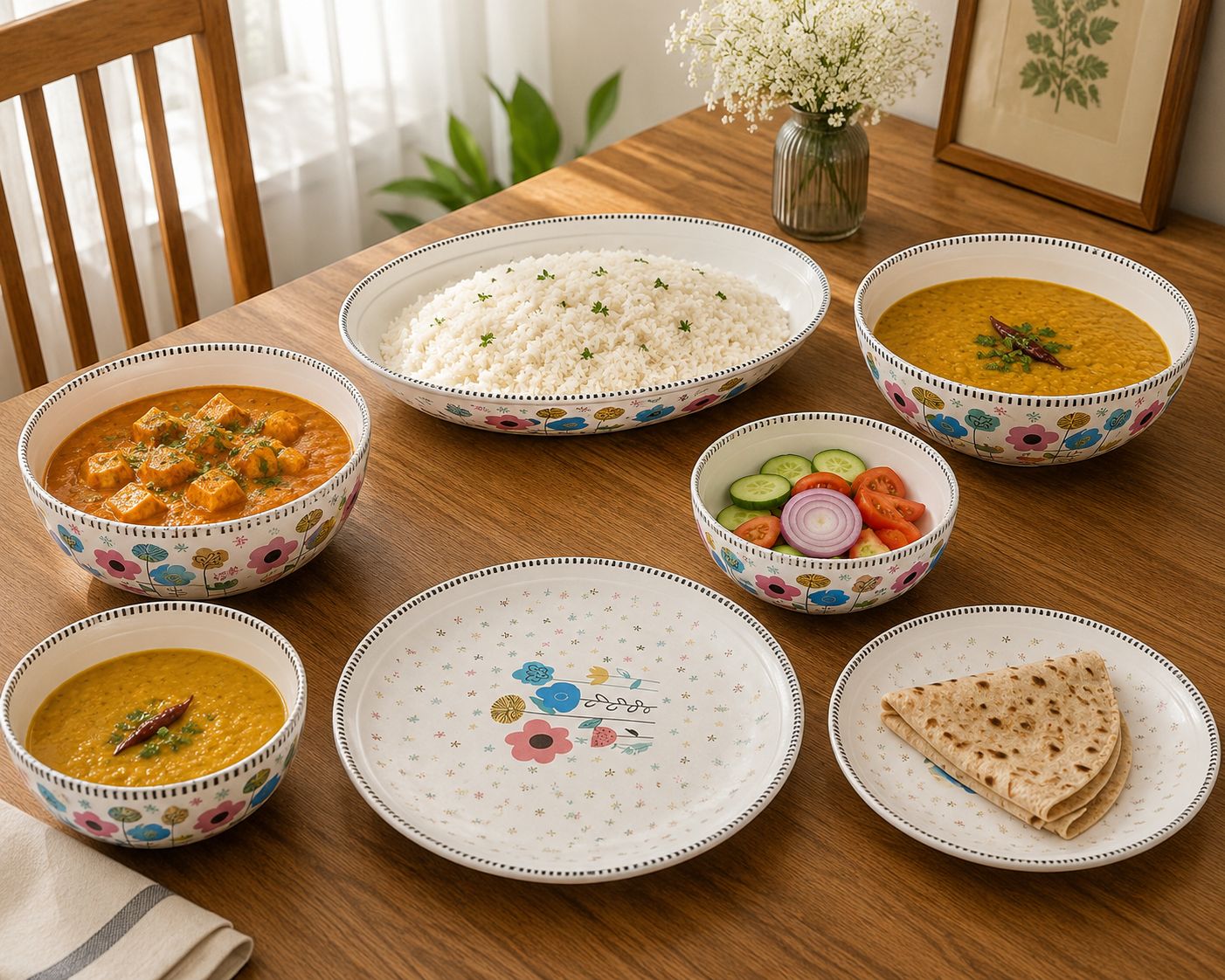 Bloom Bouquet Dinner Set | Porcelain