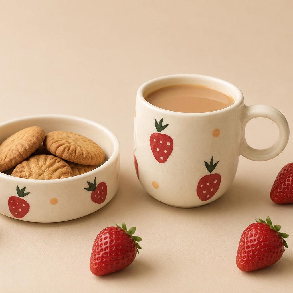 MISTY BERRY CUP AND  BOWL (Set of 1) | Pinterest Inspired Design