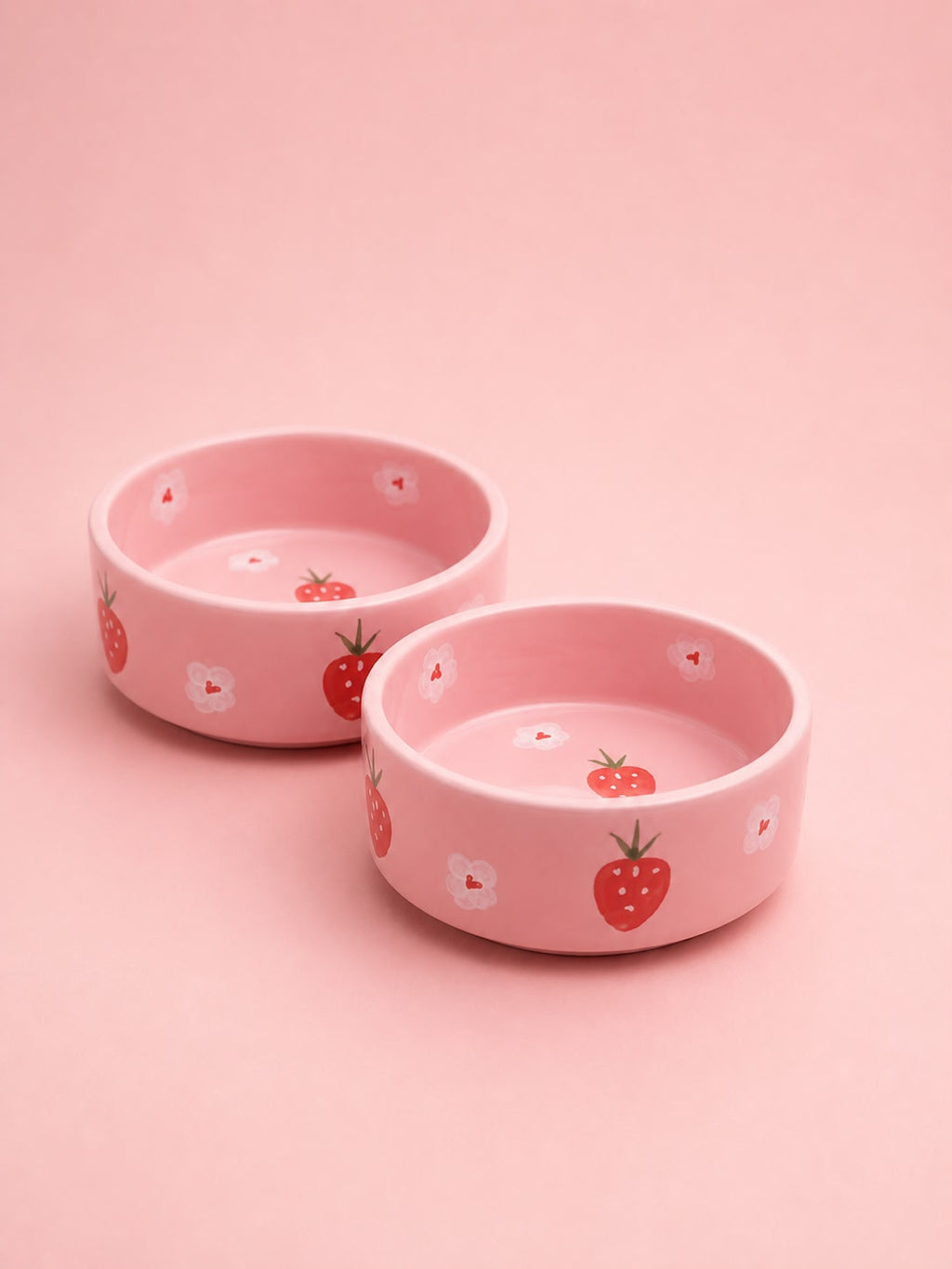Misty Berry Love Breakfast/Snack Bowls (set of 2)