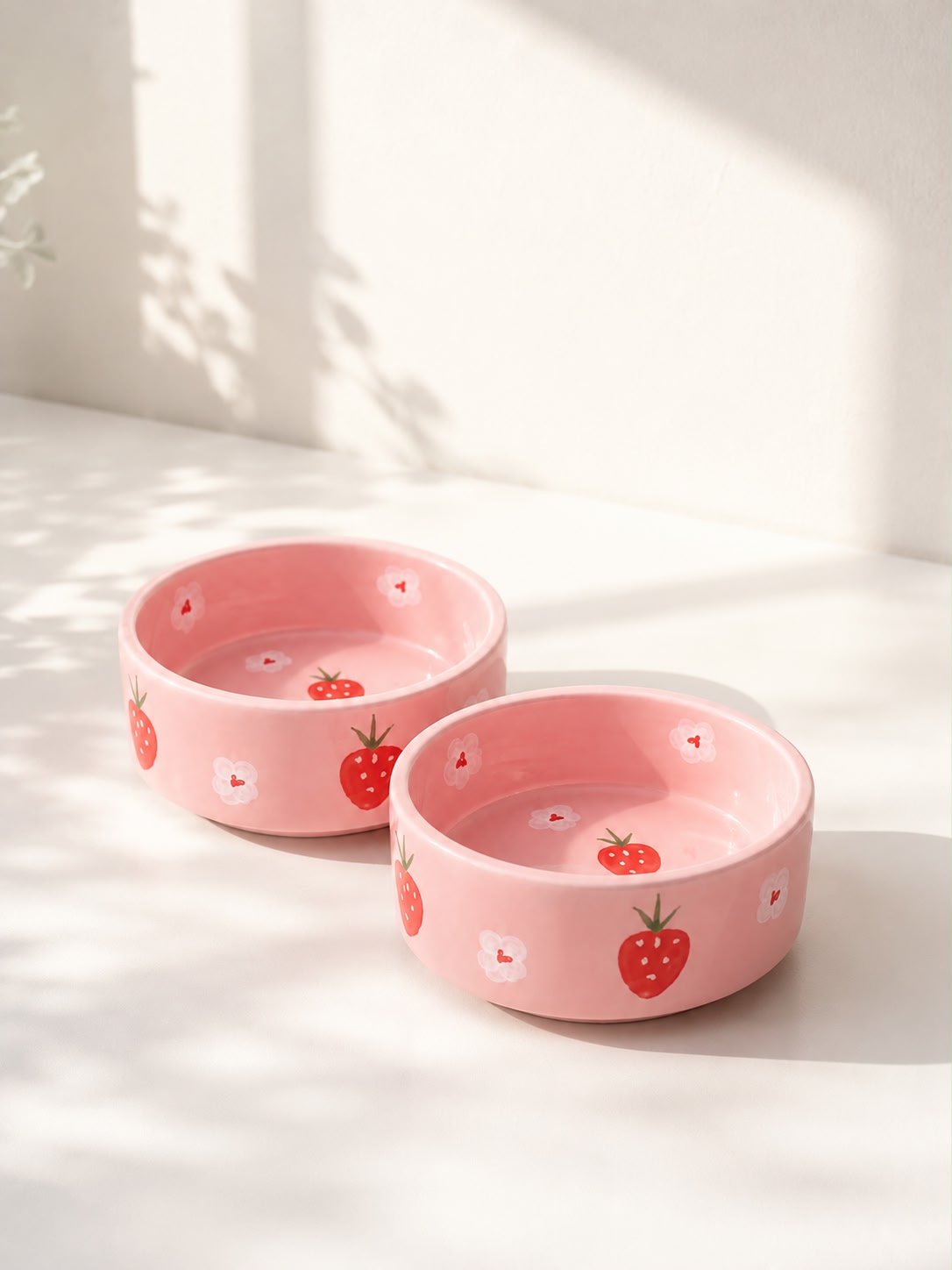 Misty Berry Love Breakfast/Snack Bowls (set of 2)