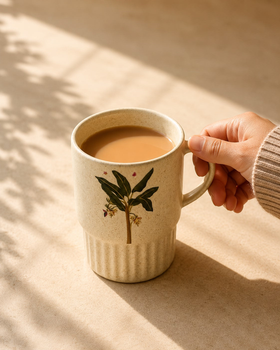 PALM LEAF TREE COFFEE CUP (Set of 1) | Perfect gifting option