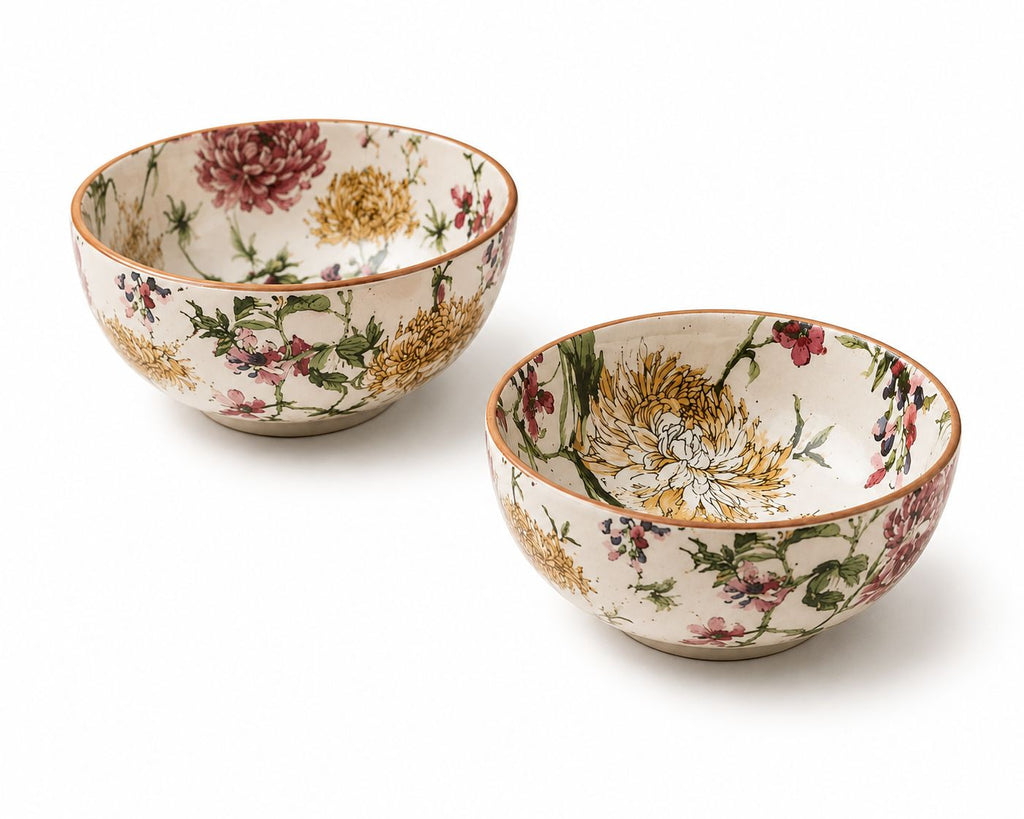 Flowerfield Serving Bowl Set (set of 2)