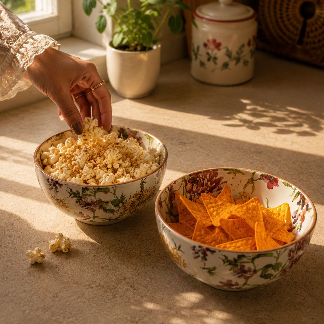 Flowerfield Serving Bowl Set (set of 2)