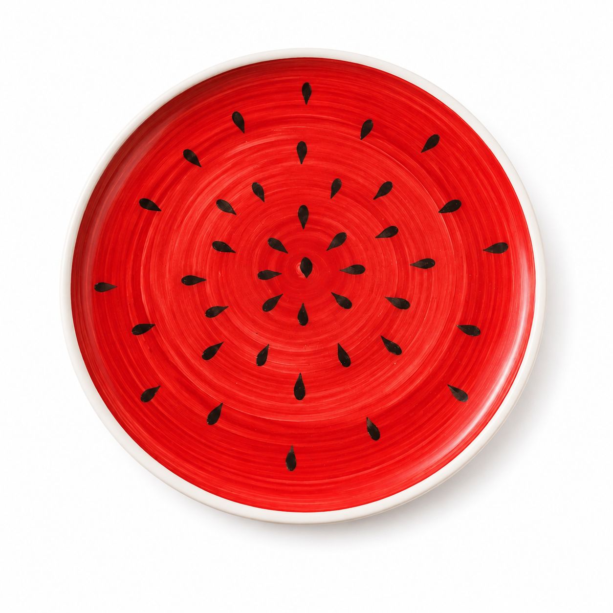 Misty Melon Fruit Plate ( Set of 1) | Ceramic