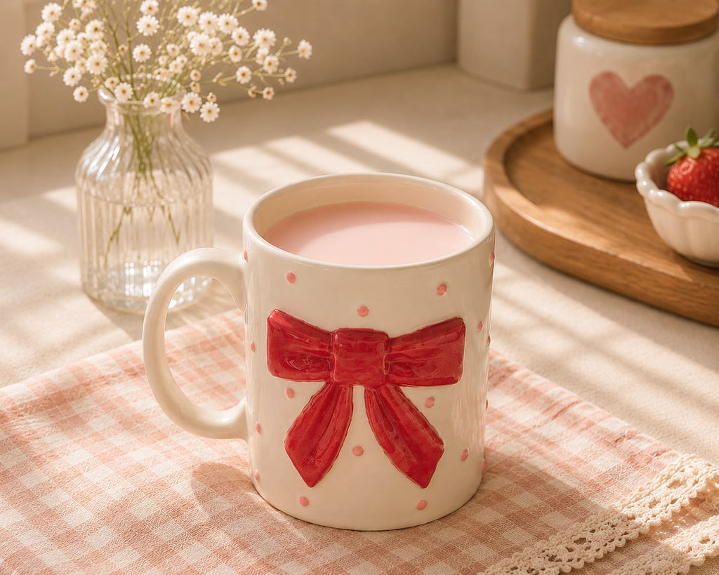 Scarlet Bow Mug (Set of 1) | Pinterest Inspired Design