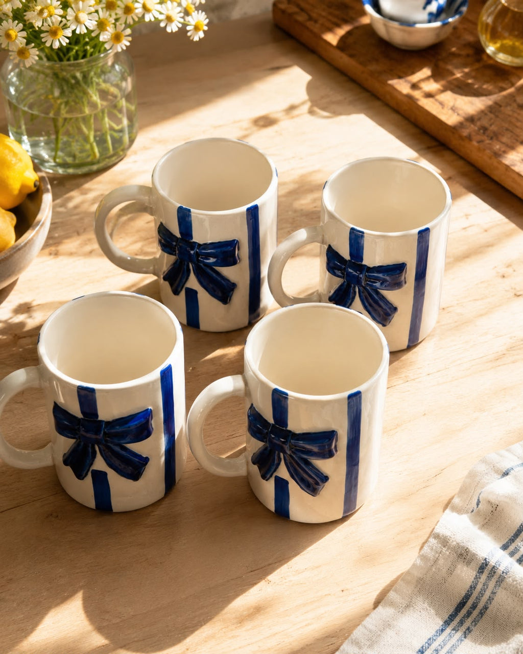 Bow Chic Mug (Set of 1) | Pinterest Inspired Design