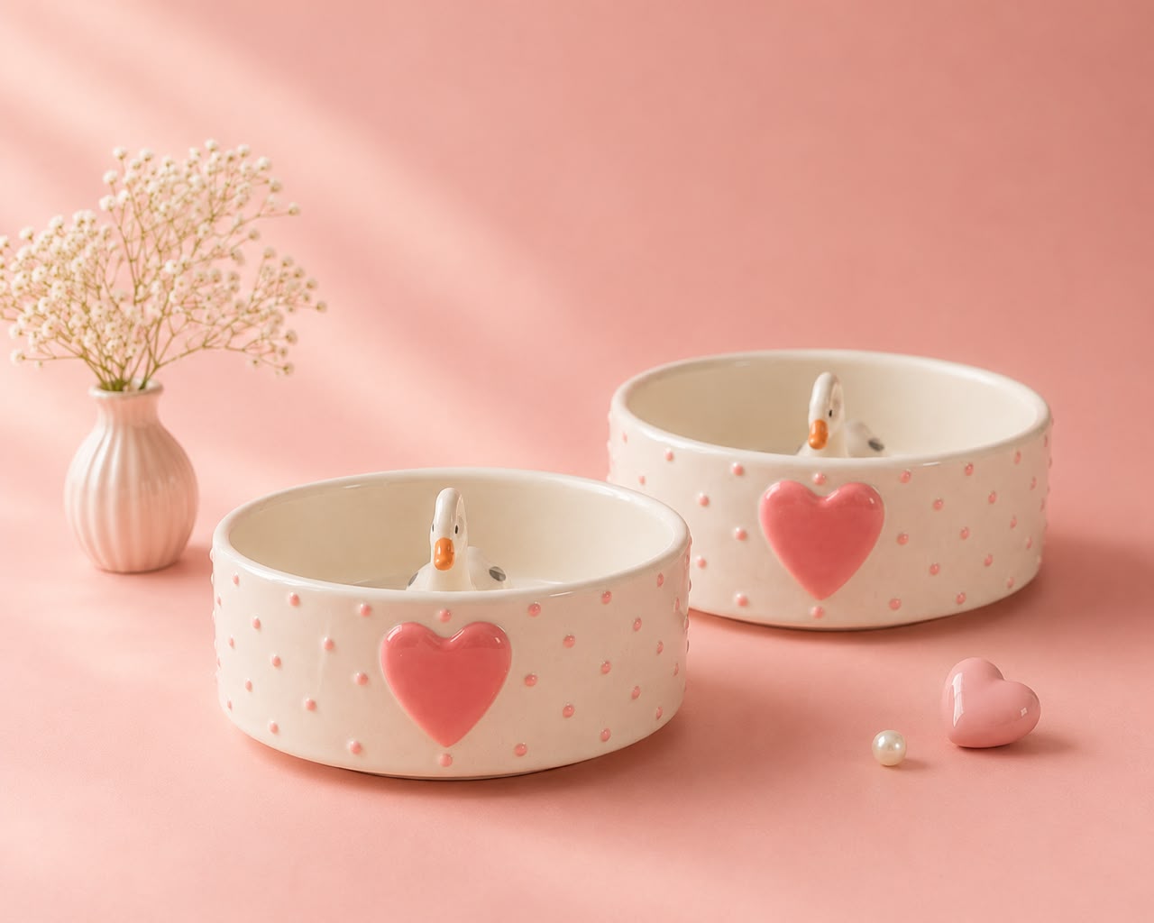 Playful Ducky Breakfast/Snack Bowls (set of 2)