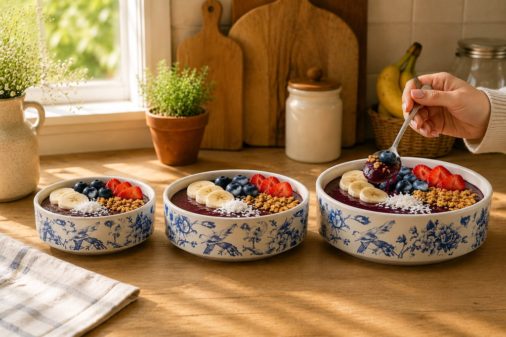 Bluebird Botanica Bowl Set (Set of 3) | Ceramic
