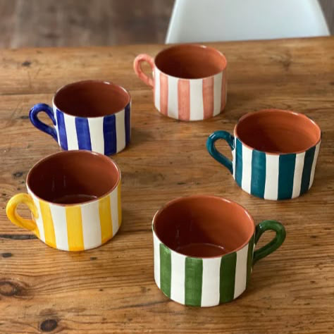 Stripes Cups | Multicolor Coffee Cup