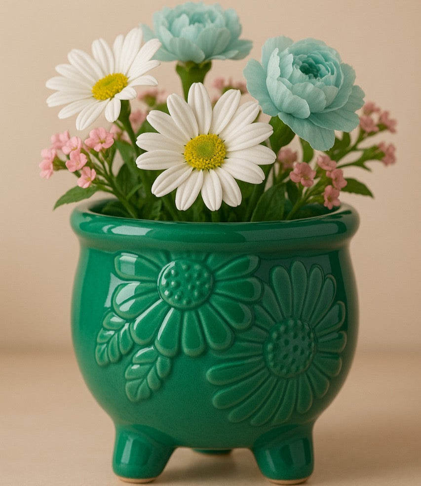 Floral Flower Pot | Pinterest Inspired Design