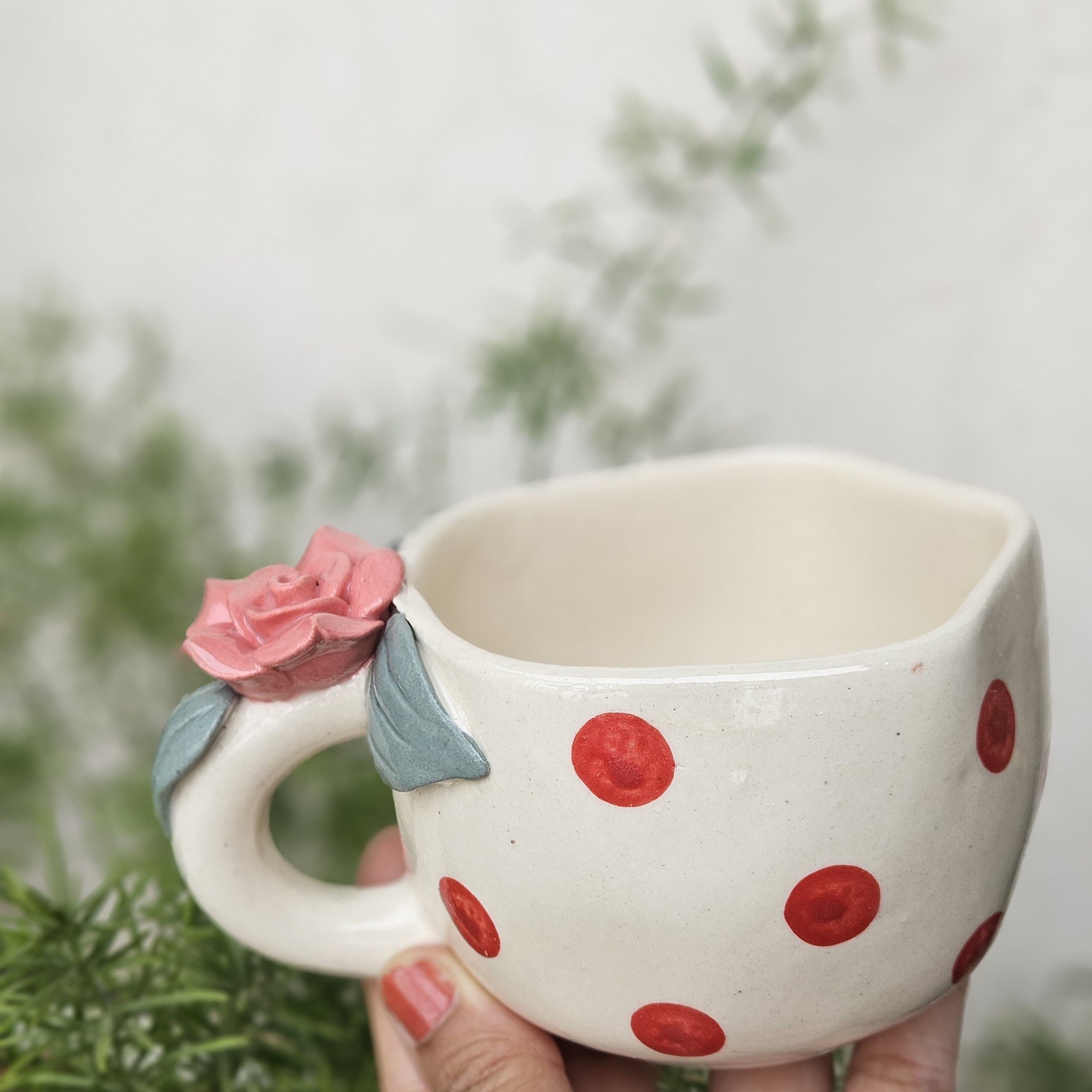 Rose Embossed Cup ( Set of 2) | Pinterest Inspired Design
