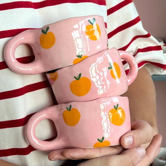 Pink Mandarin Cup (set of 2)| Pinterest Inspired Design
