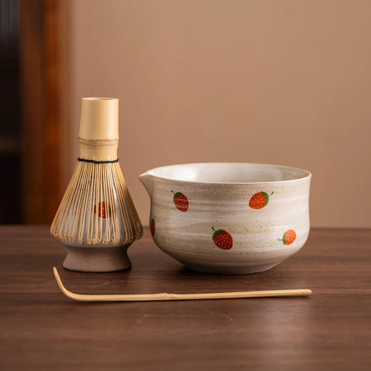Off- White Strawberry Matcha Set (set of 3)| Pinterest Inspired Design