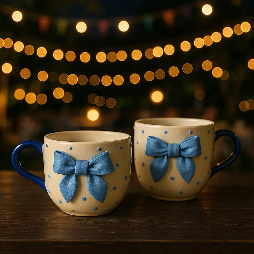 Bow Embossed Cup ( Set of two Cups) | Pinterest Inspired Design