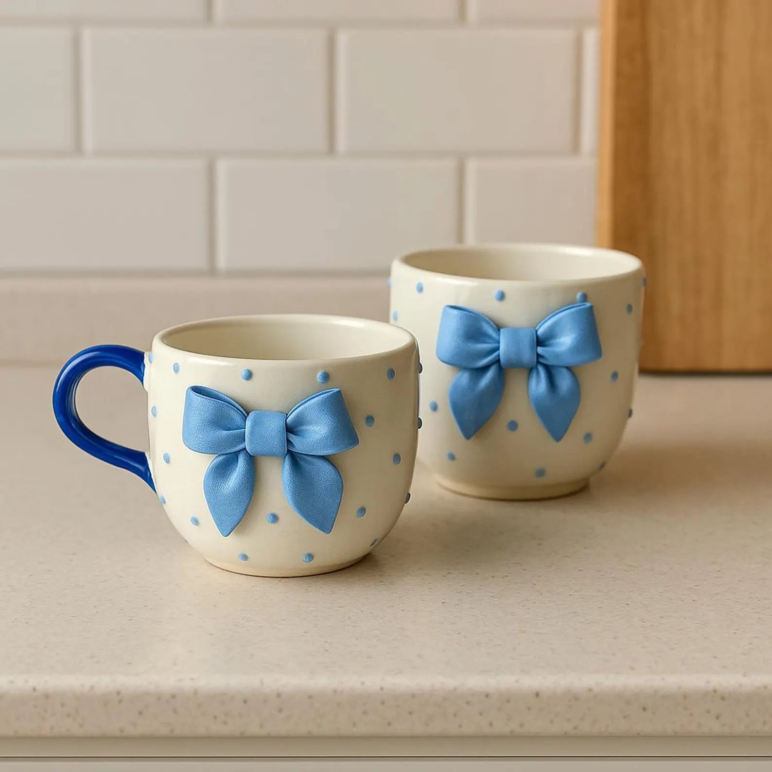 Bow Embossed Cup ( Set of two Cups) | Pinterest Inspired Design