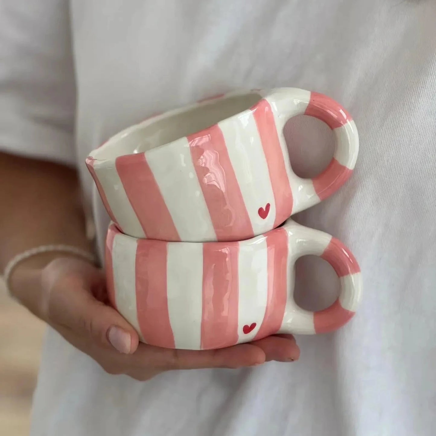 Linear Heart Cup (set of 2)| Pinterest Inspired Design