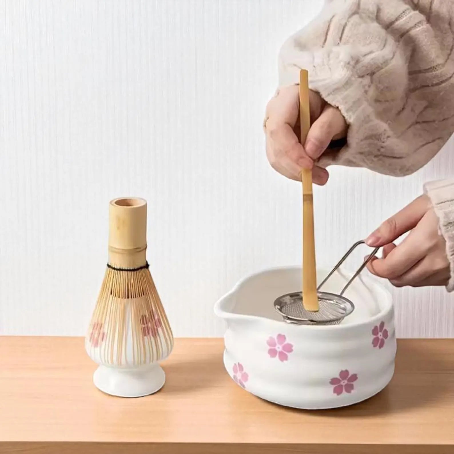 Lavender Flower  Matcha Set (set of 3)| Pinterest Inspired Design