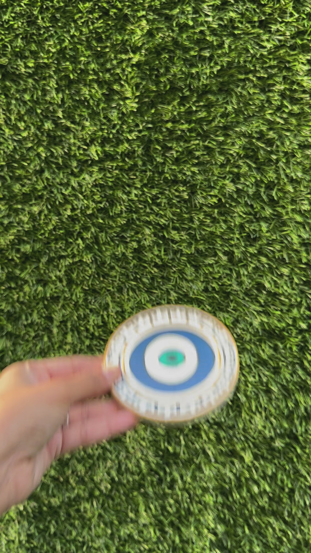 EVIL EYE TEA COASTERS (SET OF 2)