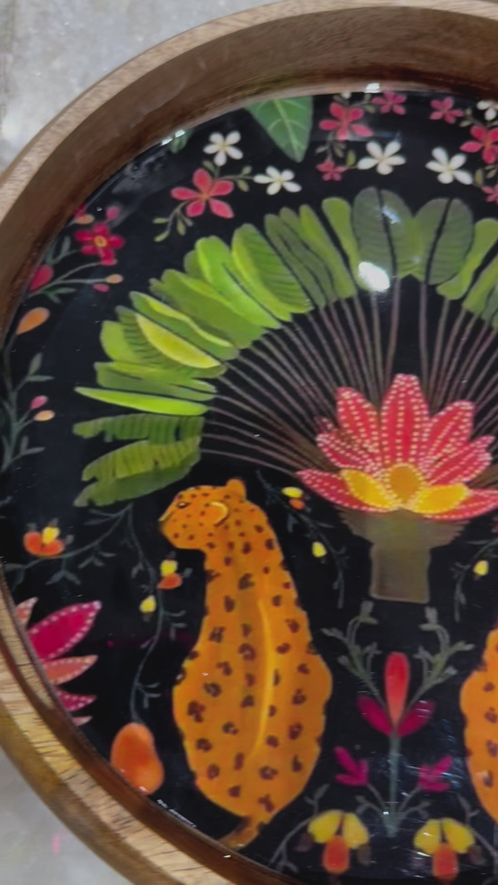 AFRO-ALLI SERVING TRAY( SET OF 1)