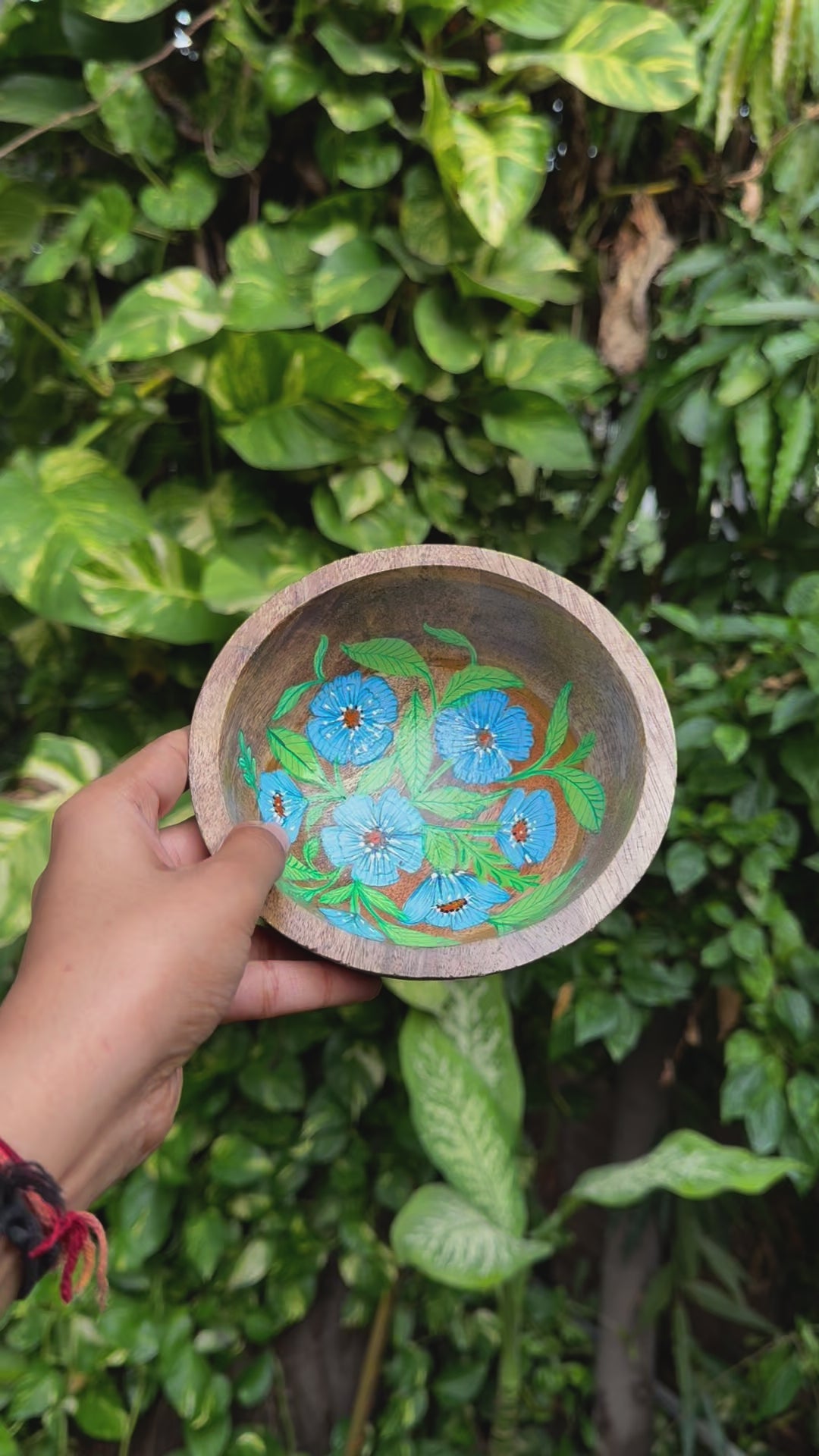 ZARQA HANDPAINTED BOWL